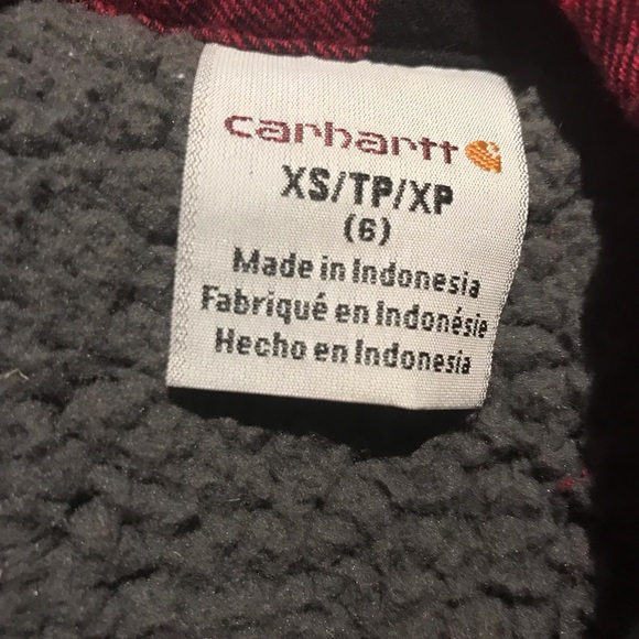 Carhartt Sherpa button up full of life just been in storage - Picture 5 of 5